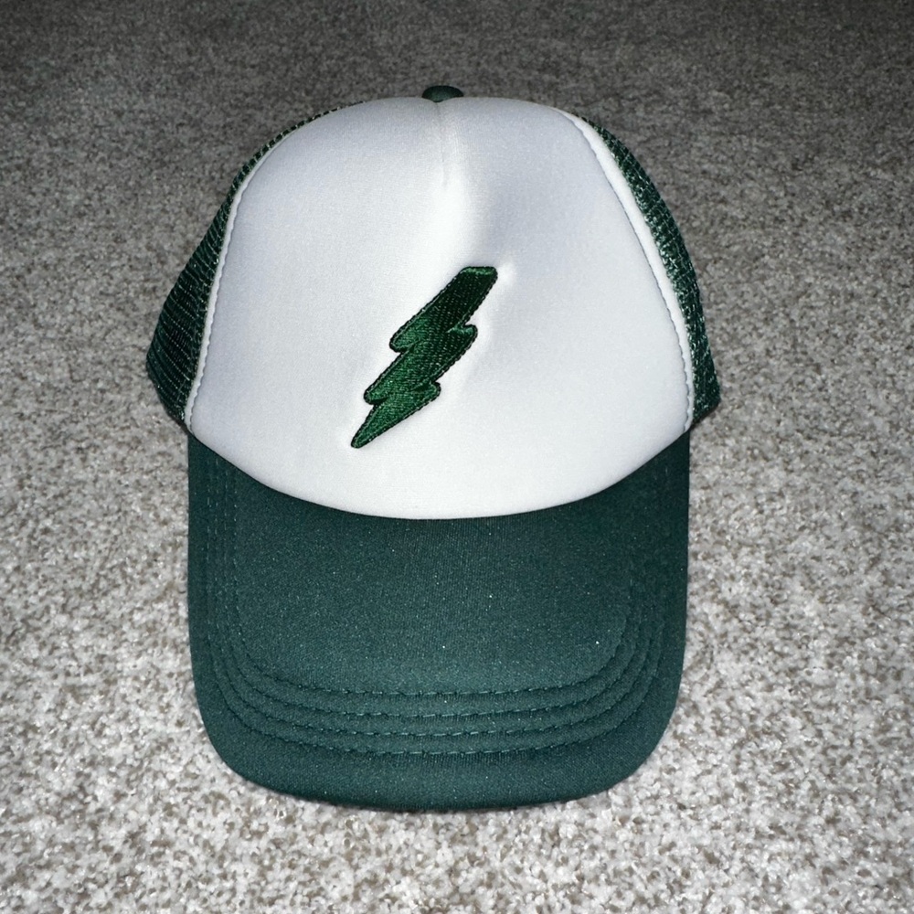 Green trucker hat